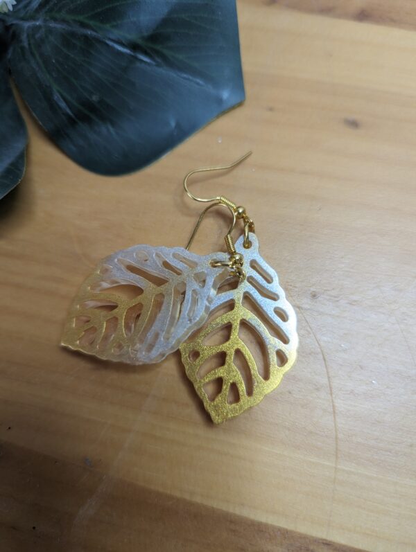 Boucle d'oreille Feuille