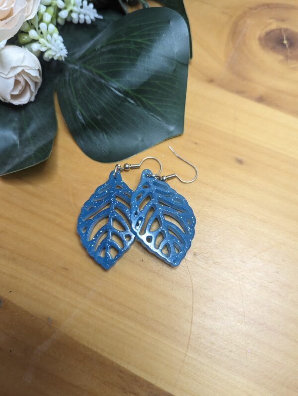 Boucle d'oreille Feuille – Image 3